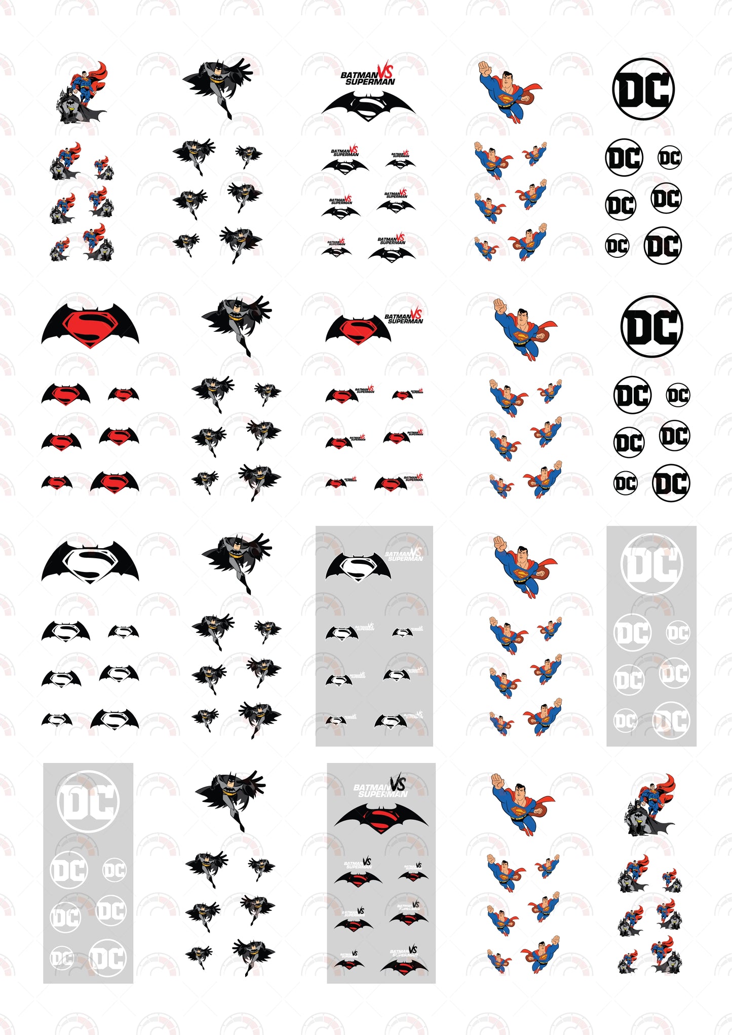 Batman vs Superman Logo 01