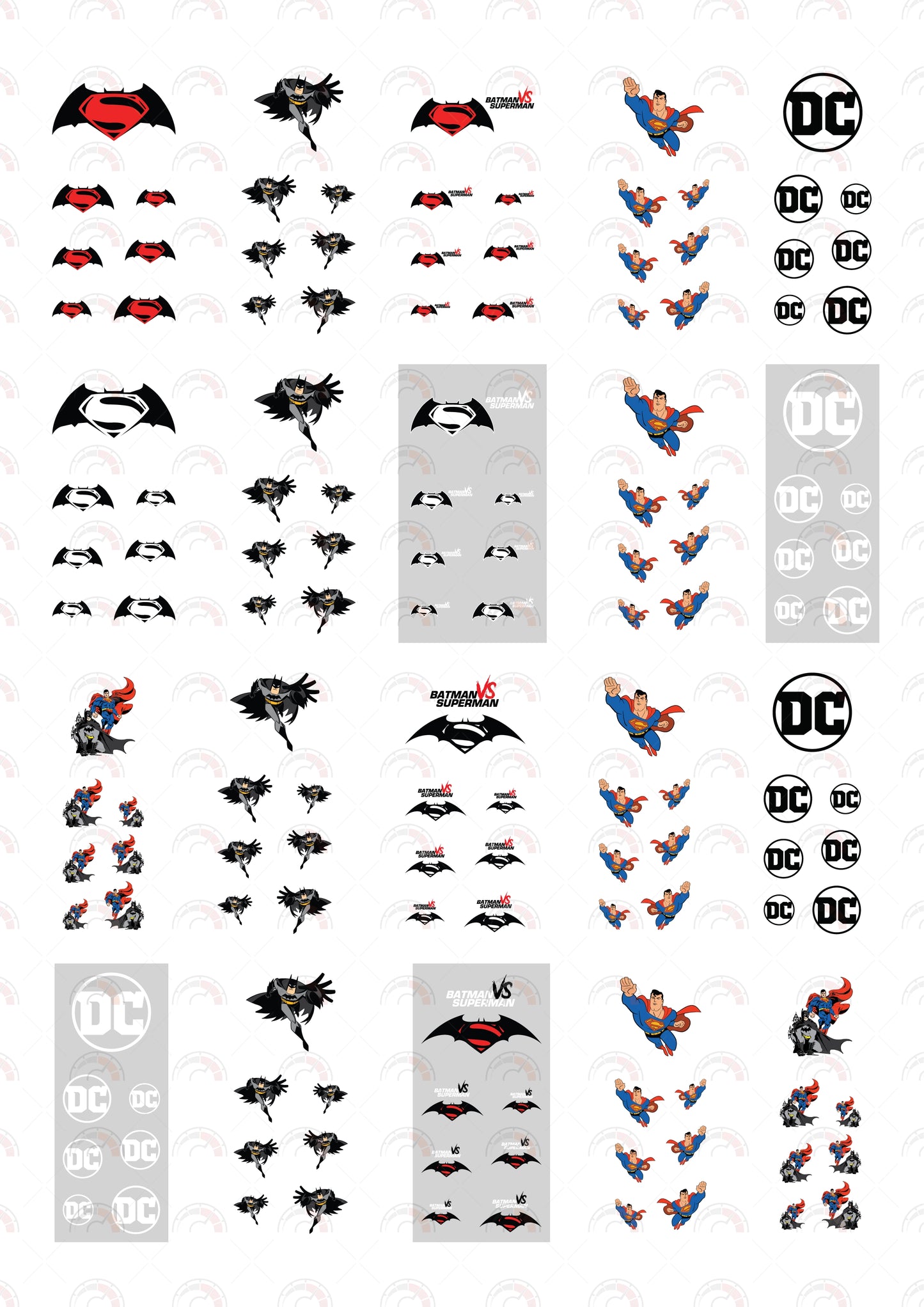 Batman vs Superman Logo 03
