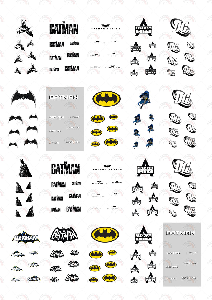 Bat in Shadow 02 Toy Car Sticker Design