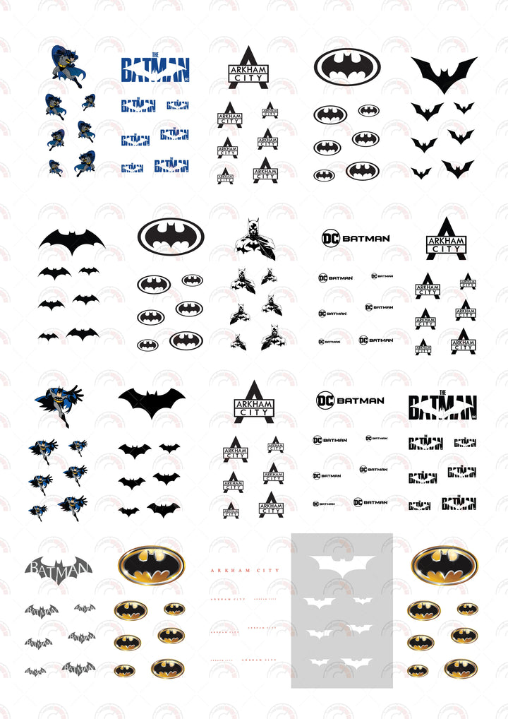 Bat Sign 5 Play Vehicle Decals
