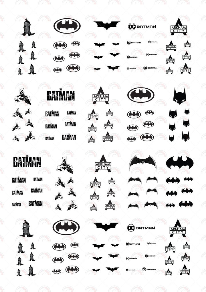 Bat Sign 3Play Vehicle Decals