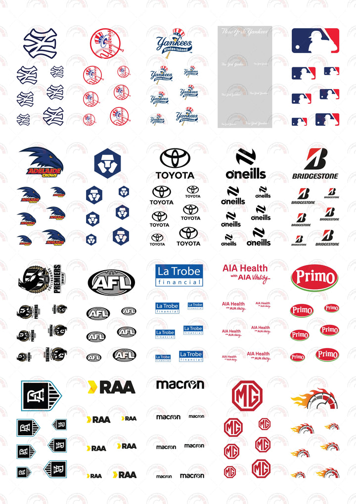 New York Yankees Toy car Decals