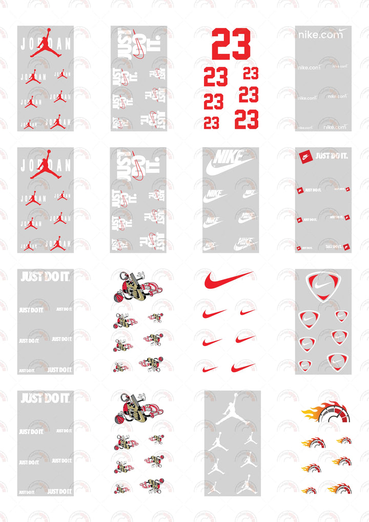 Jordan 23 Toy car Decals