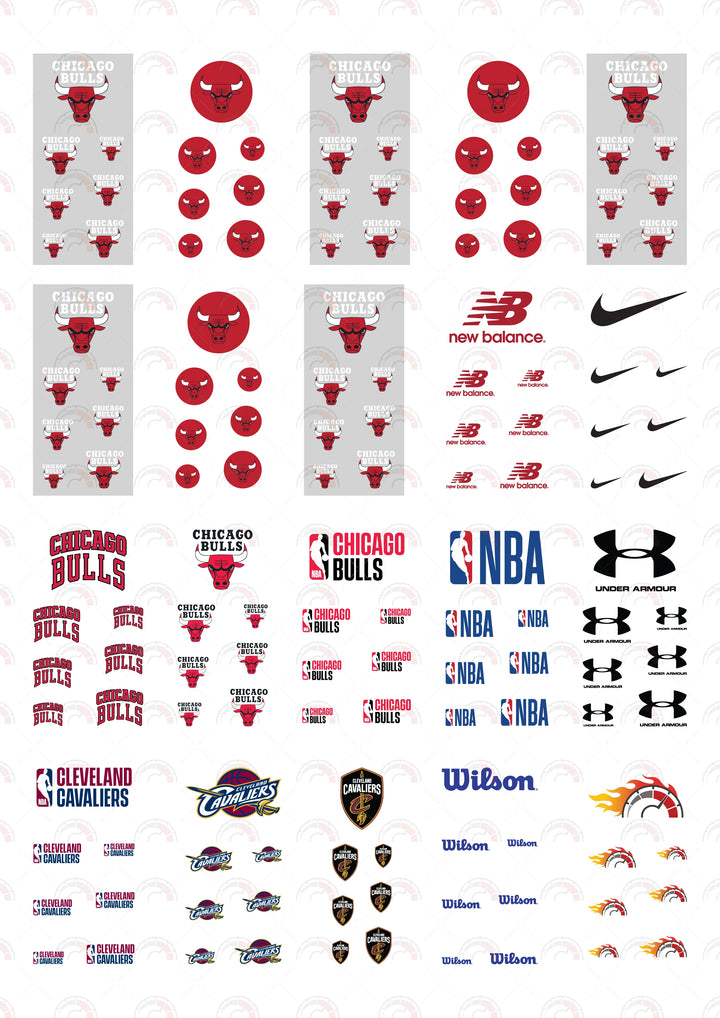 Chicago Bulls 01 Custom Model Car Decals