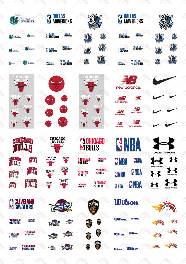 Dallas Mavericks Custom Model Car Decals