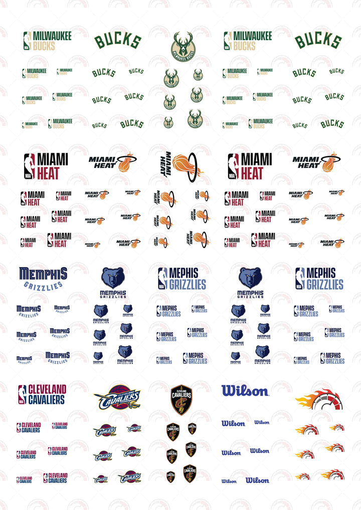Milwaukee Bucks model Car Decals