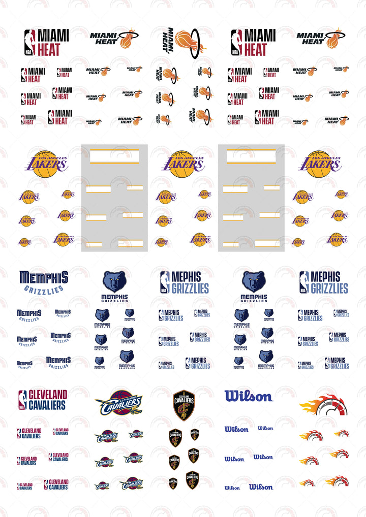 Miami Heat model Car Decals