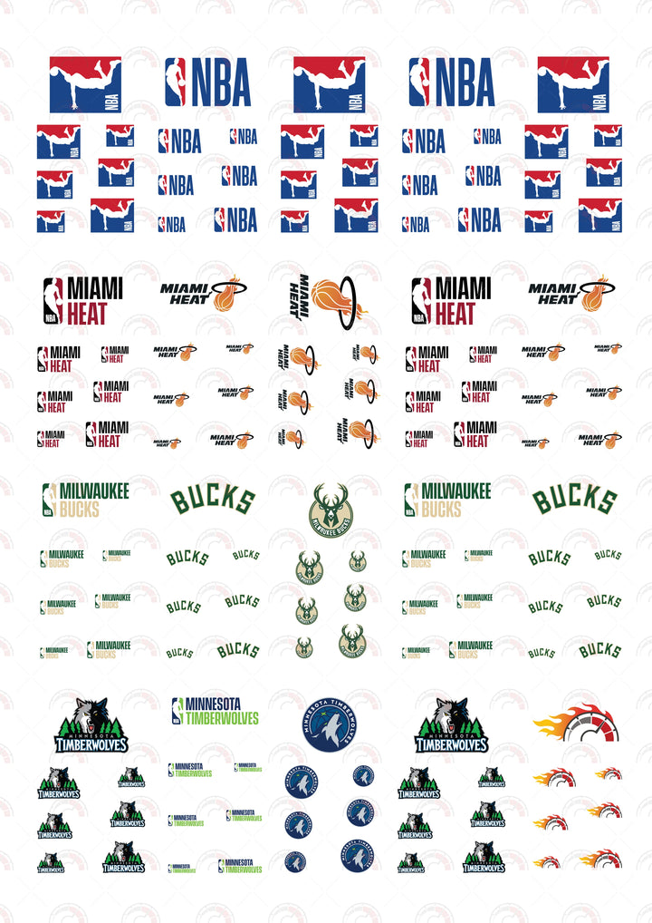 "NBA" model Car Decals