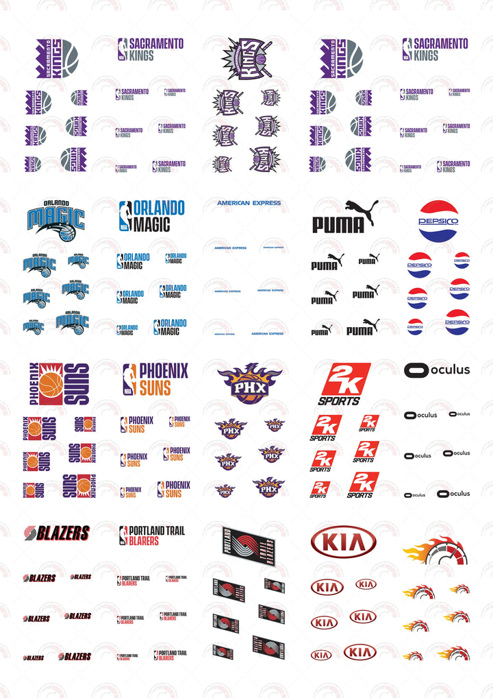 Sacramento Kings Play Vehicle Decals