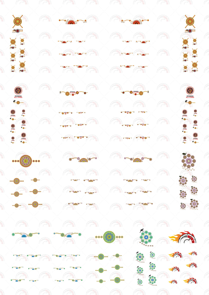 Indigenous 04 model Car Decals