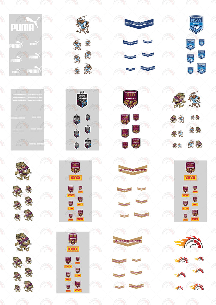 NSW State of Origin Play Vehicle Decals