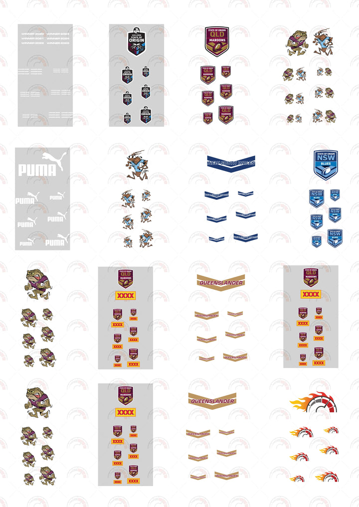 State of Origin Play Vehicle Decals