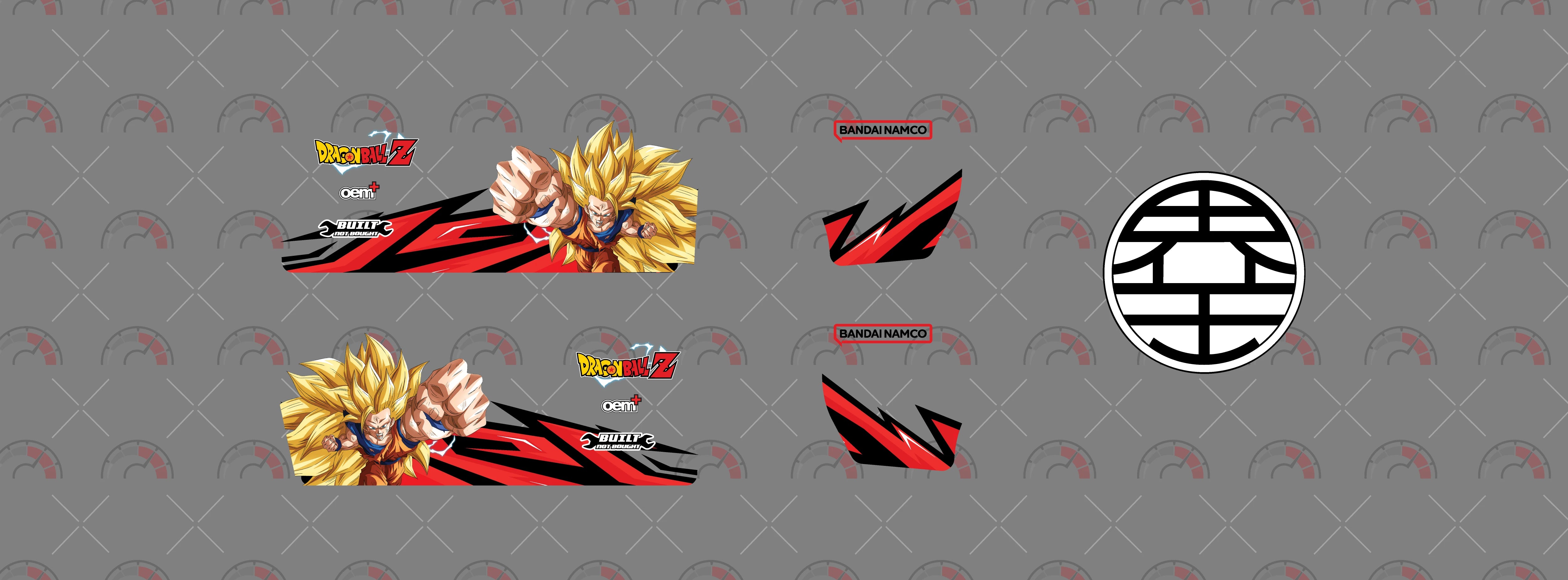 Goku SSJ3 Custom Car Decals