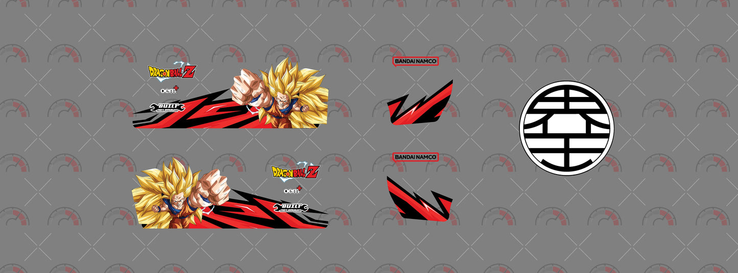 Goku SSJ3 Custom Car Decals