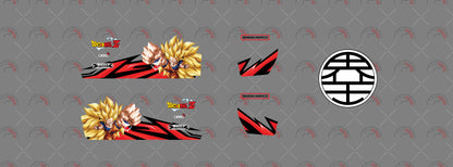 Goku SSJ3 Custom Car Decals