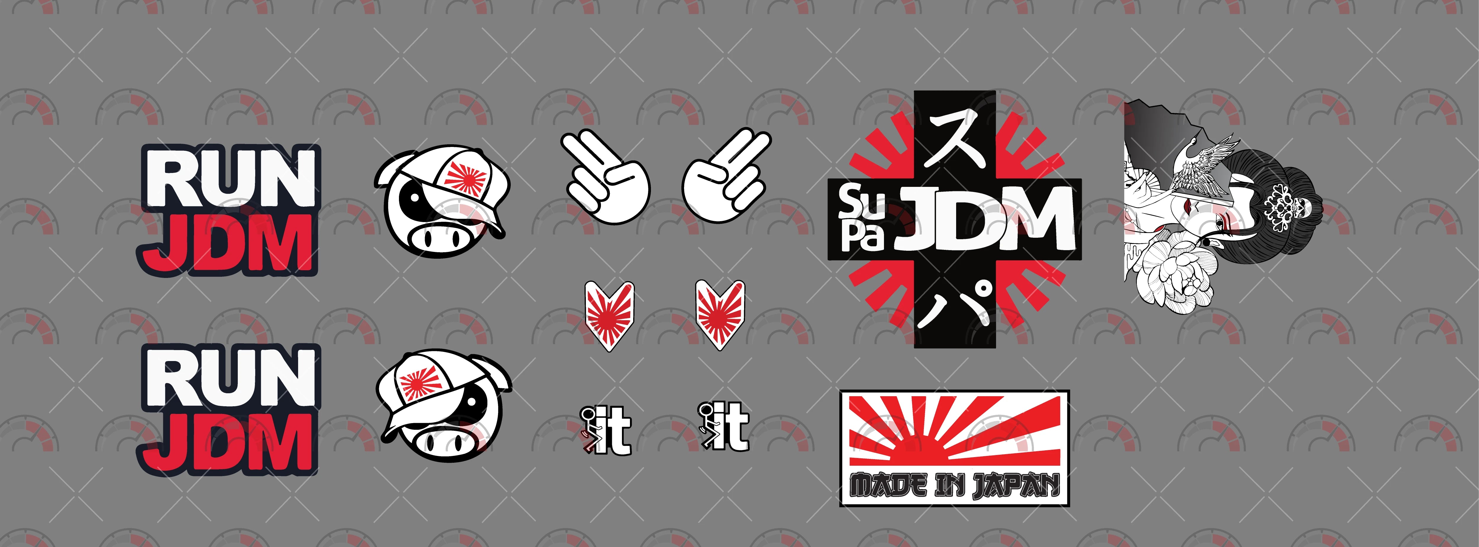 Su Pa JDM model Car Decals