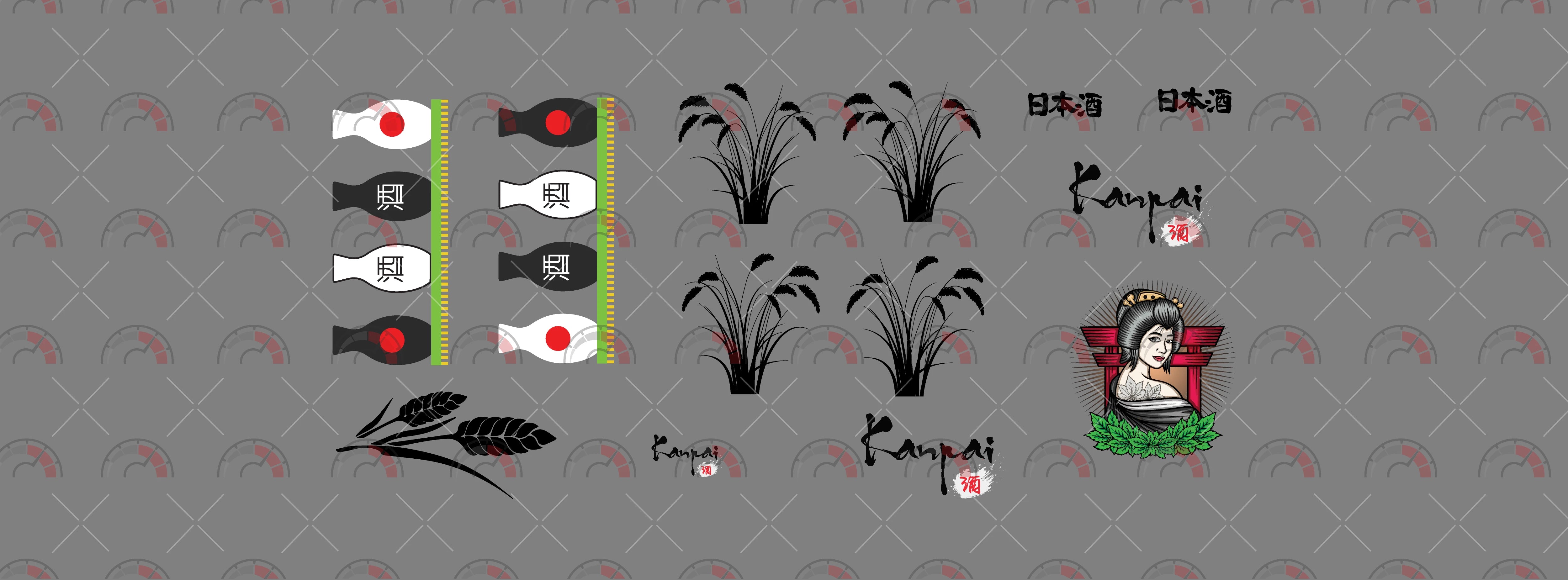 Sake 01 A Custom vinyl decals for toy vehicles
