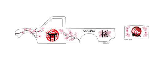 Sakura 01 design Car Decals