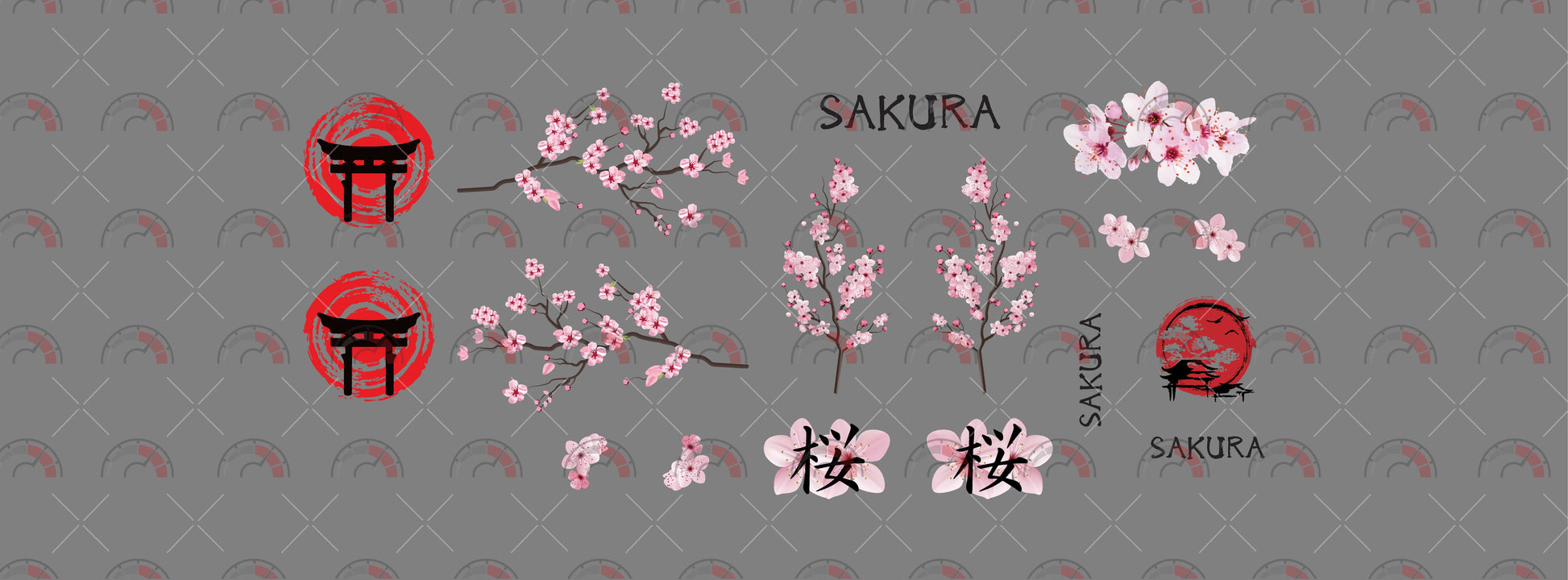 Sakura 01 design Car Decals
