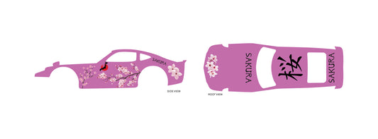Sakura 02 Custom Car Decals