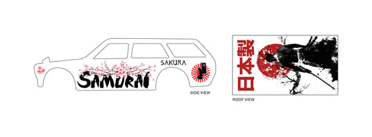 Samurai 01 A Custom Car Decals