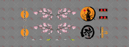 Samurai 01 D decals for model cars