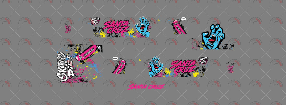 Santa Cruz 01 1:64 waterslide decal for selectable diecast castings
