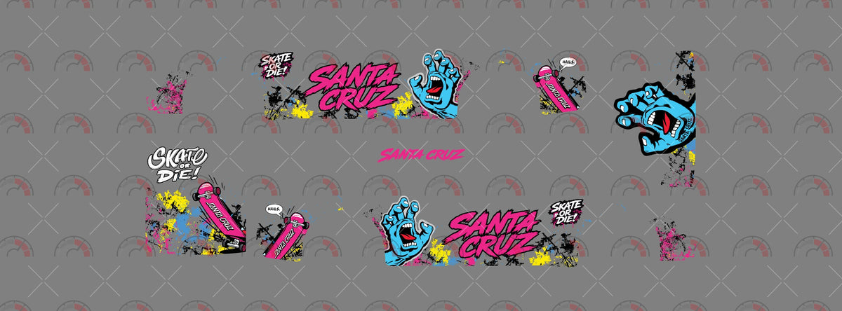 Santa Cruz 01 1:64 waterslide decal for selectable diecast castings