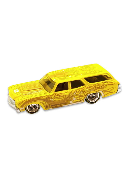Hot Wheels Garage 2010 Chevrolet '70 Chevelle SS Wagon 1:64 – Satin Metalflake Yellow