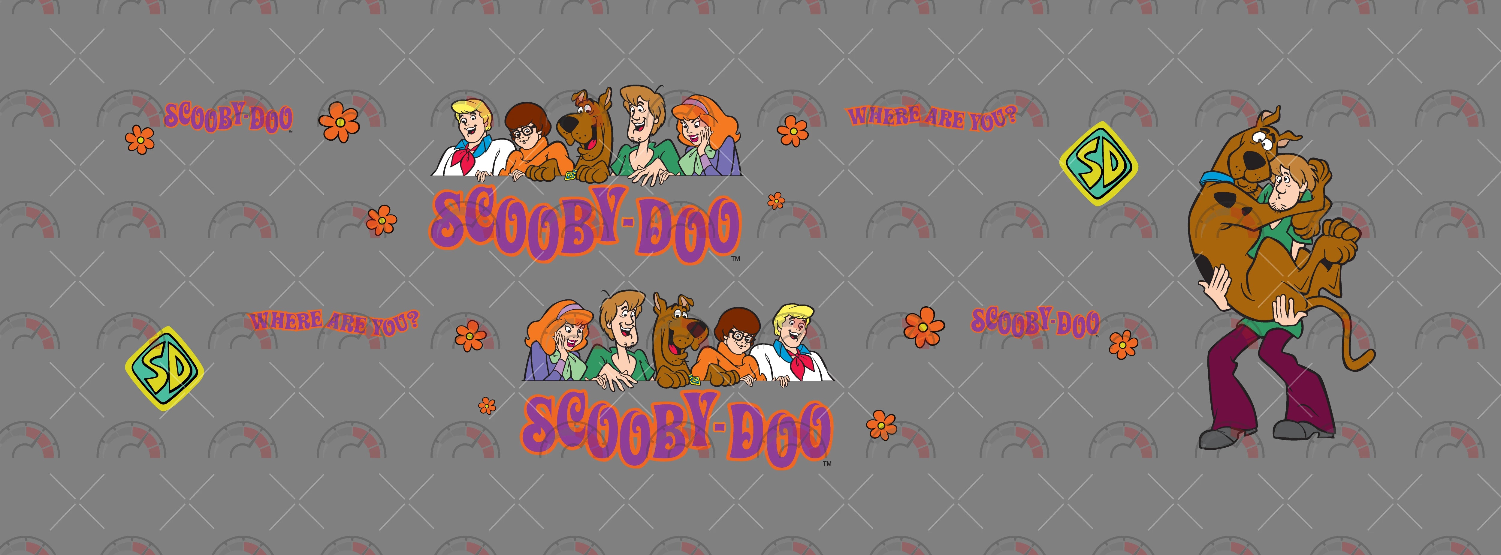 Scooby Doo Toy car Decals
