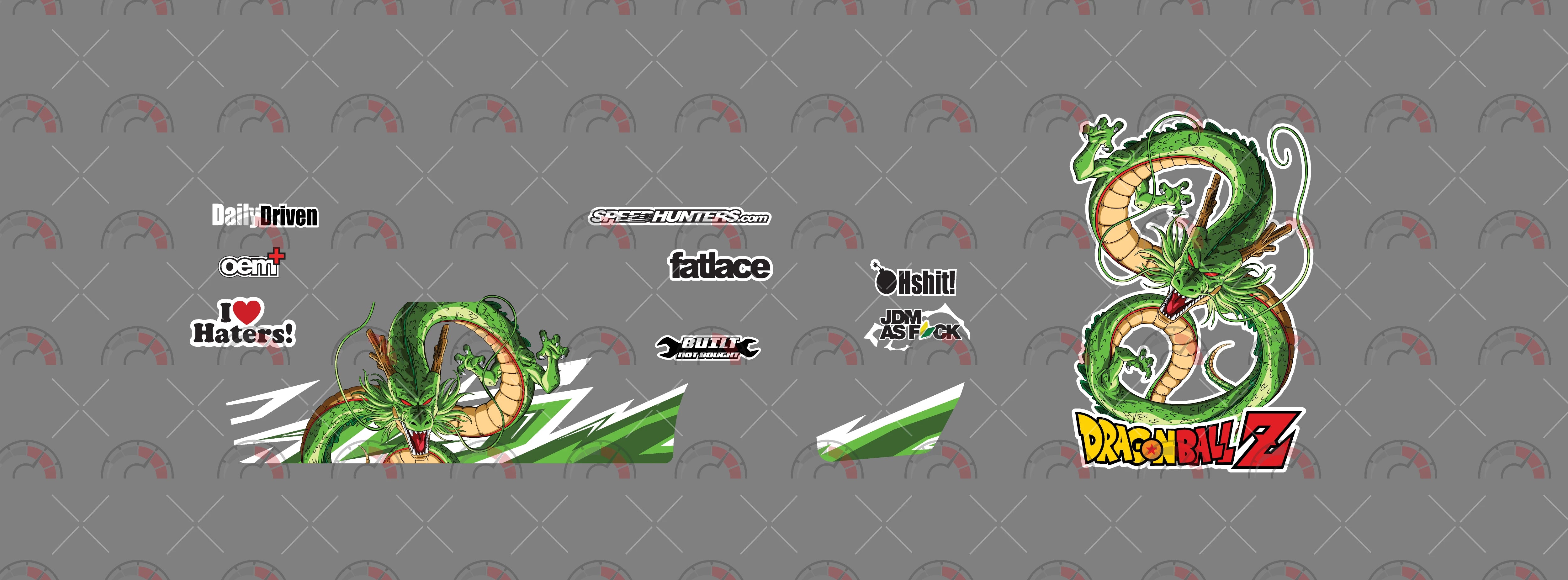 Shenron design model Car Sticker