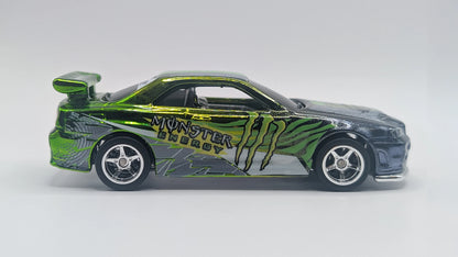 Shop 164 Custom Monster Energy Nissan Skyline GT-R R34
