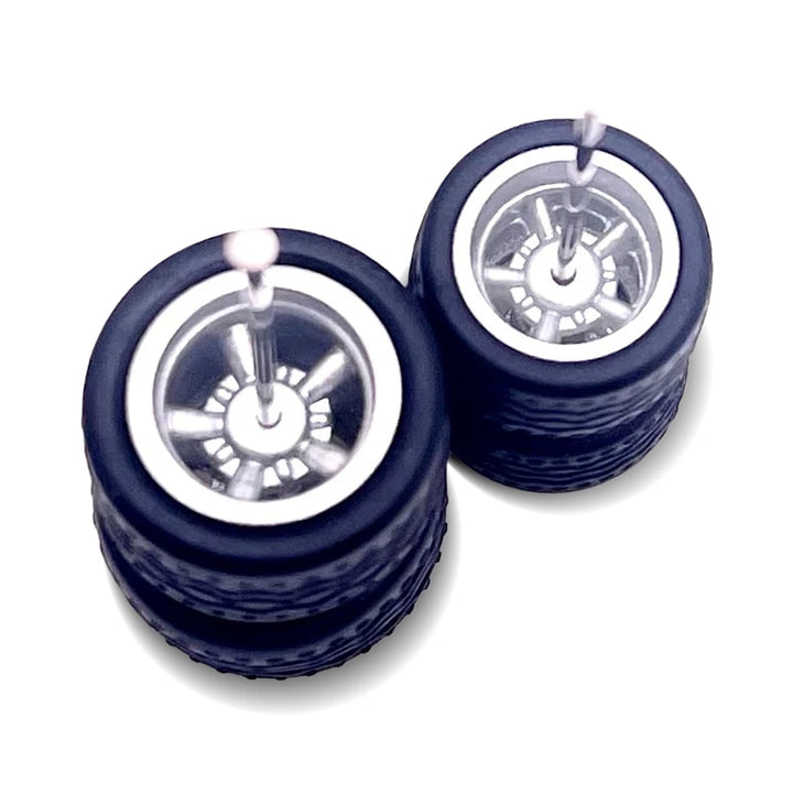 Silver Cragar Staggered 11mm / 13mm Muscle / Gasser / Camaro Etc