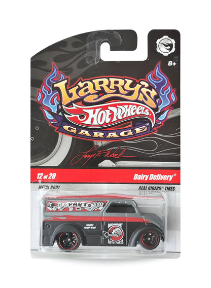 Hot Wheels Larry's Garage 2009 Dairy Delivery 1:64 – Silver & Black