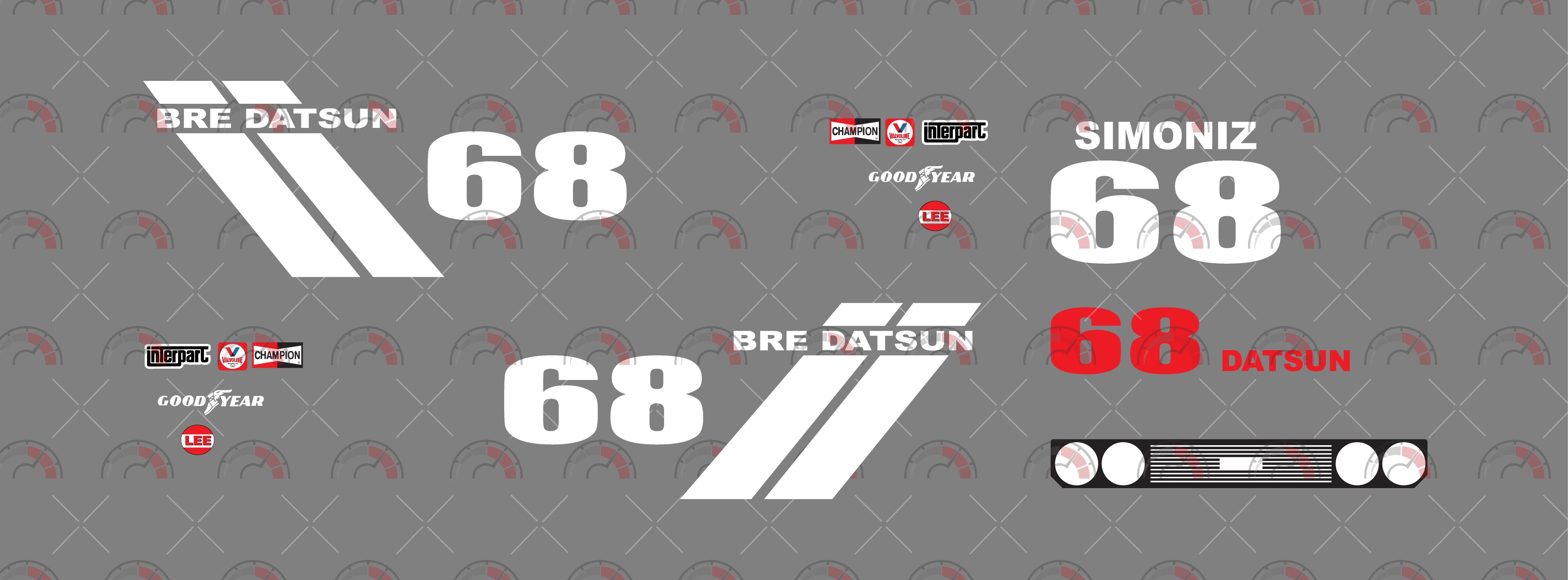 Simoniz 68 A Play Vehicle Decals