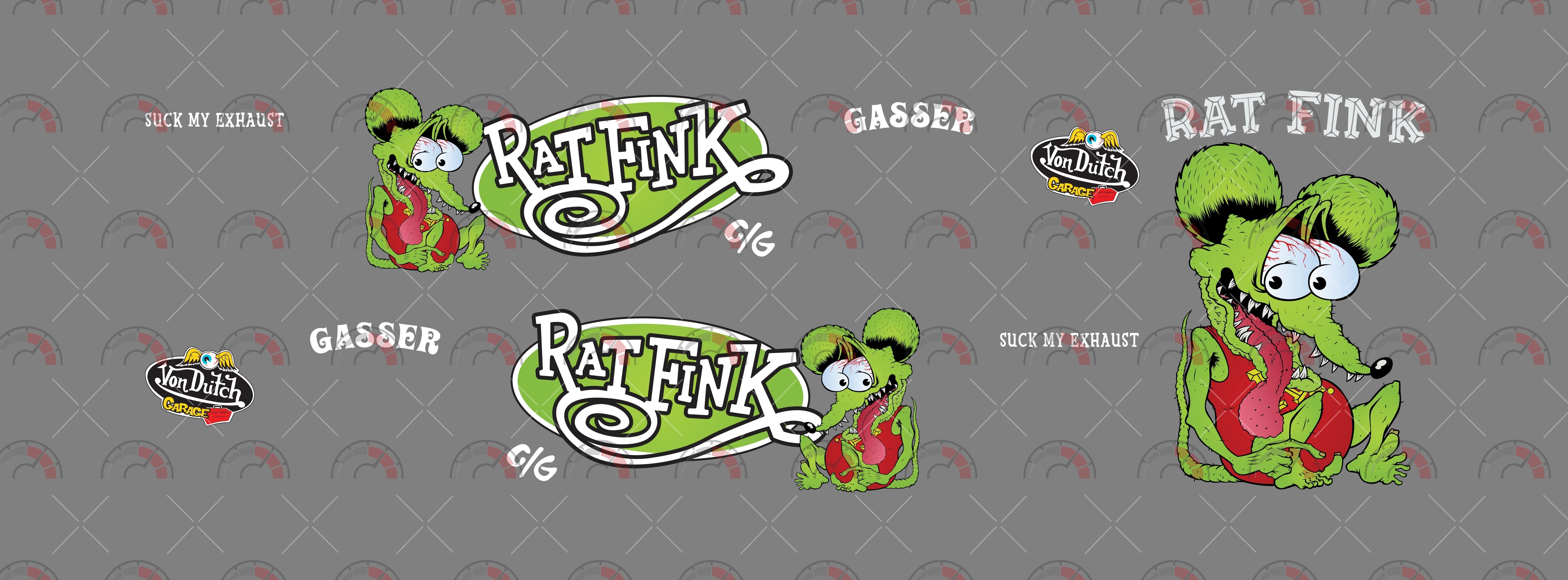 Sitting Fink Custom Car Decals
