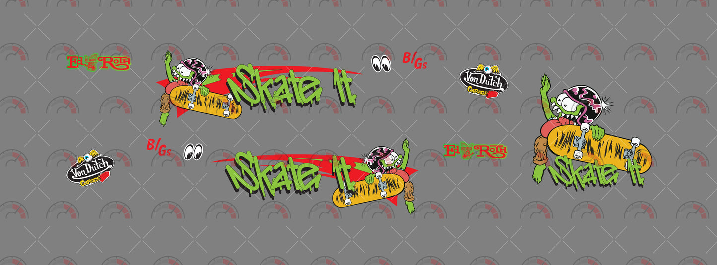 Skate Fink 01 Design Toy Car Sticker