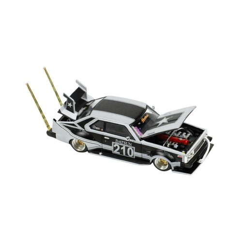 Skyline C210 Kaido Racer Bosozoku Style Matte Black - Black/White (Chase Inverted Colors)