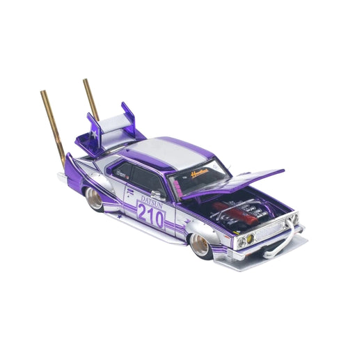 Skyline C210 Kaido Racer Bosozoku Style - Purple Chrome/Silver
