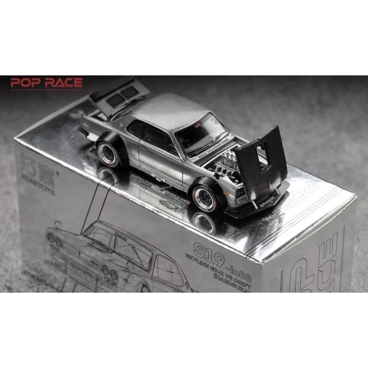Skyline GT-R V8 Drift (Hakosuka) - Silver POP RACE Beijing Store Opening Exclusive
