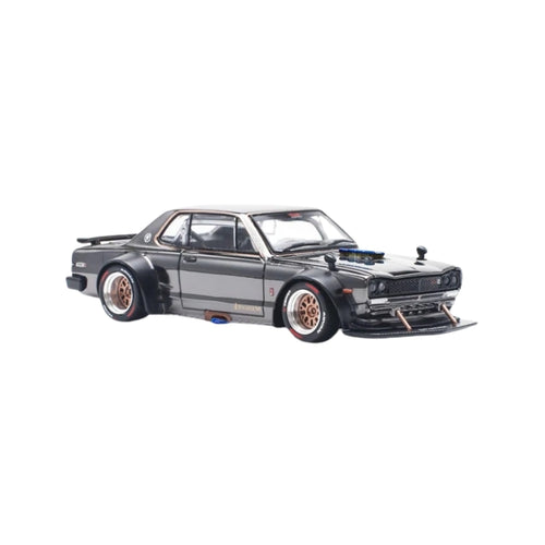 Skyline GT-R V8 Drift (Hakosuka) Dark Chrome - Malaysia Diecast Expo MDX Exclusive