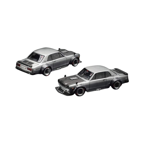 Skyline GT-R V8 Drift (Hakosuka) VDX 2024 - Silver Vintage Diecast Exhibition VDX Exclusive Hong Kong