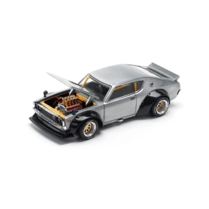 Skyline GT-R V8 Drift (Kenmeri) - Raw Metal Chase with Golden Accents