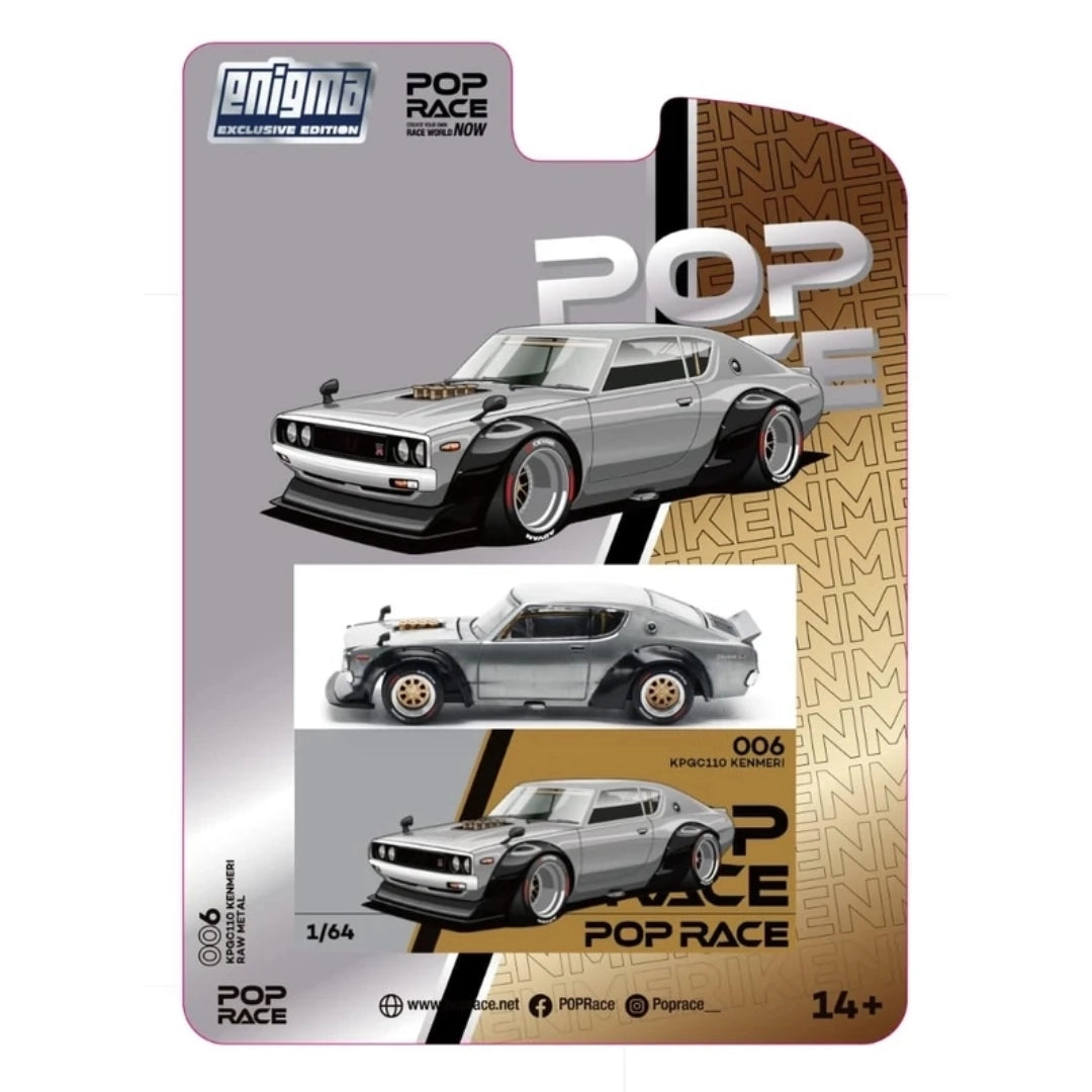 Skyline GT-R V8 Drift (Kenmeri) - Raw Metal Chase with Golden Accents