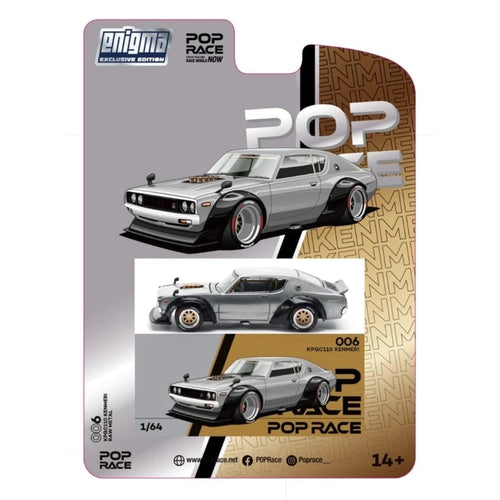 Skyline GT-R V8 Drift (Kenmeri) - Raw Metal Chase with Golden Accents