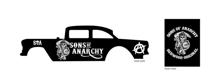 Sons of Anarchy Design Toy Car Sticker
