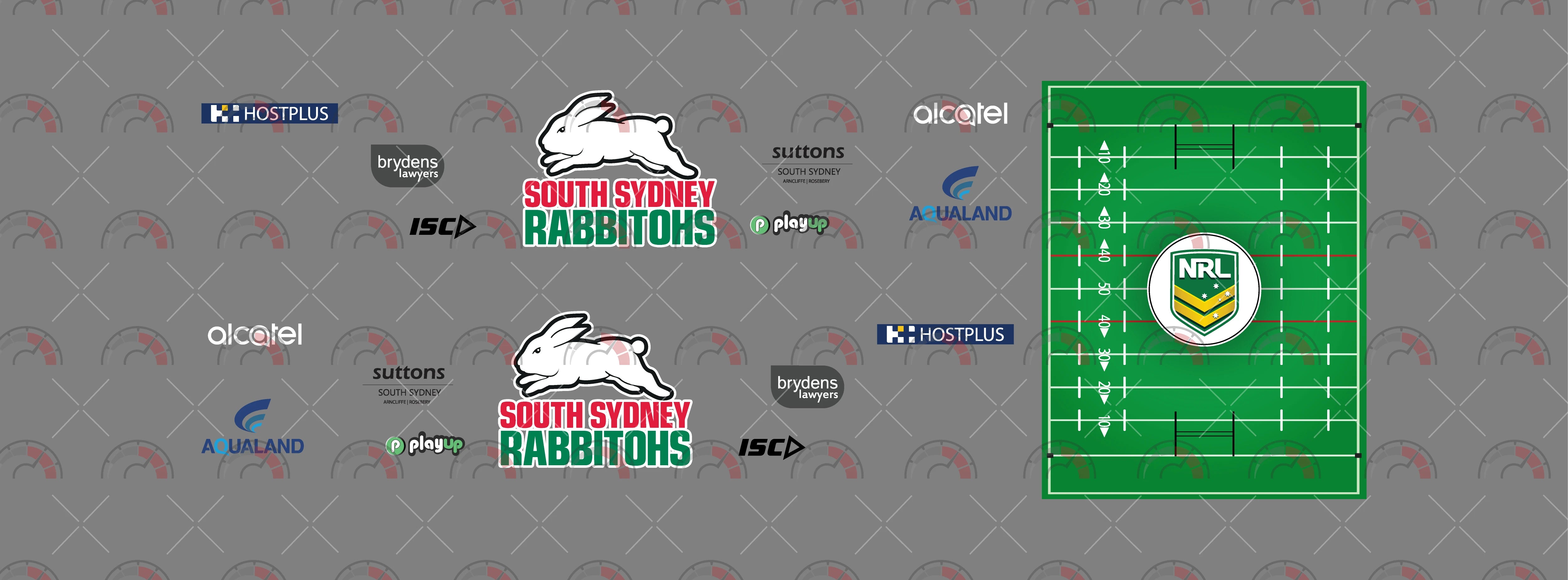 South Sydney Rabbitohs model Car Decals