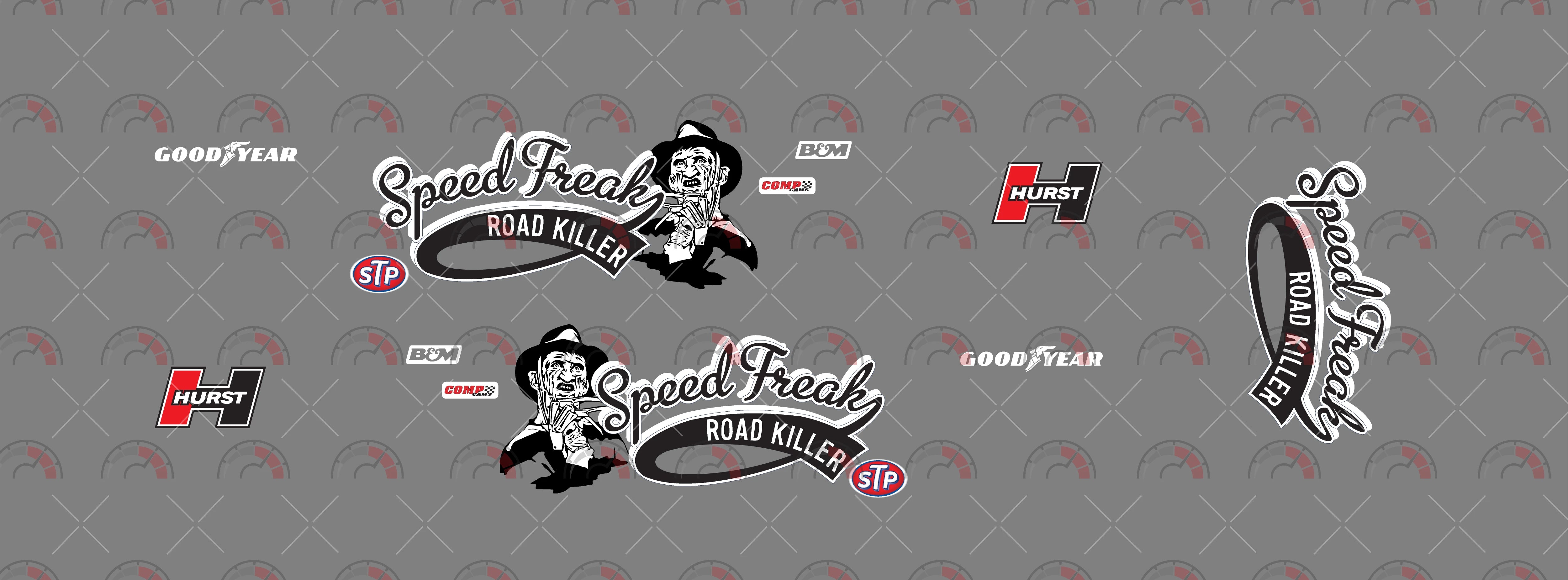 Speed Freak Road Killer 01 Vehicle Decals
