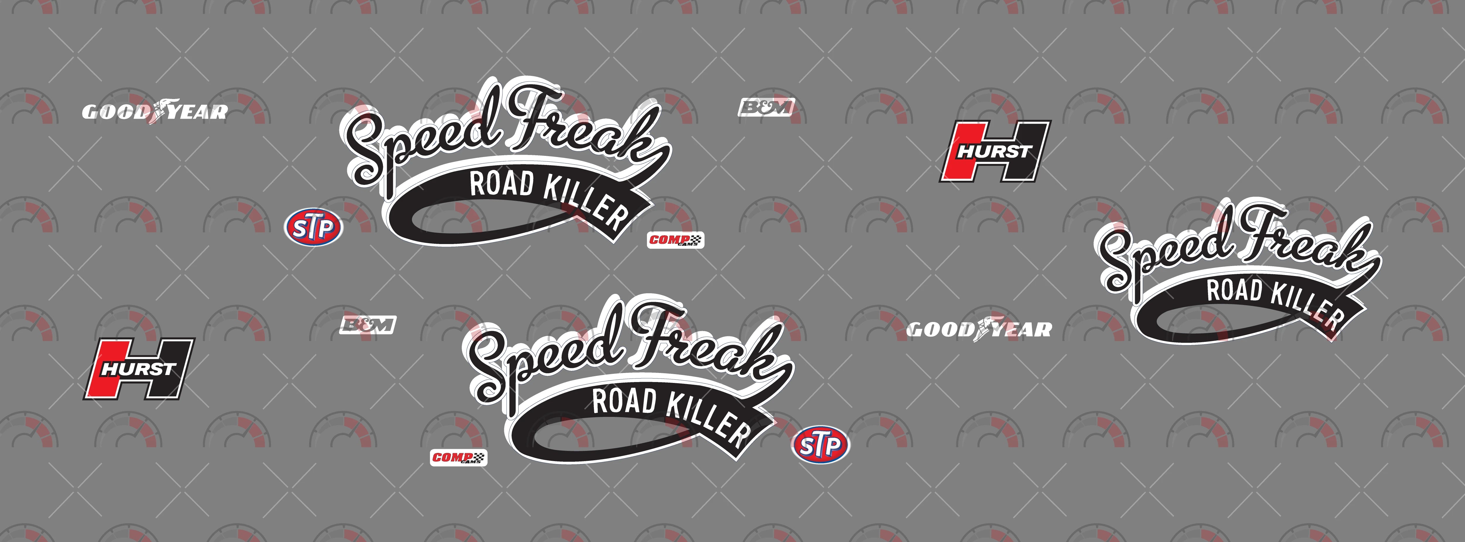 Speed Freak Road Killer Vehicle Decals
