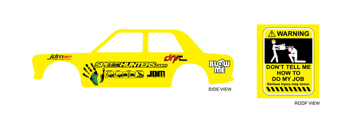 Speed Hunters Toy car Decals